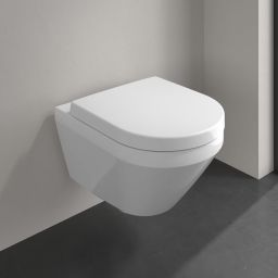 Villeroy & Boch Architectura Závesné WC s WC doskou, Rimless, TwistFlush, CeramicPlus, alpská biela 4694CLR1 - galéria #1