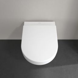 Villeroy & Boch Architectura Závesné WC s WC doskou, Rimless, TwistFlush, CeramicPlus, alpská biela 4694CLR1 - galéria #3