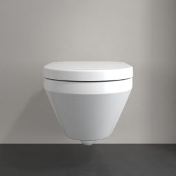Villeroy & Boch Architectura Závesné WC s WC doskou, TwistFlush, CeramicPlus, alpská biela 5684CLR1 - galéria #2