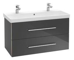 Villeroy & Boch Avento Nábytkové dvojumývadlo 100 x 47 cm, alpská biela 4156A4R1 - galéria #2