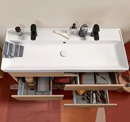 Villeroy & Boch Collaro Nábytkové dvojumývadlo 120 x 47 cm, alpská biela 4A33C401 - galéria #3