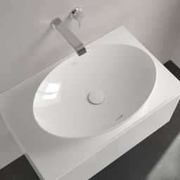 Villeroy & Boch Loop&Friends Umývadlo na dosku, 62 x 42 cm, CeramicPlus, alpská biela 4A4800R1 - galéria #4
