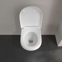 Villeroy & Boch O.novo Závesné WC s WC doskou, biele 5660H101 - galéria #3