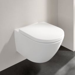 Villeroy & Boch Subway 3.0 Zavesné WC, TwistFlush, CeramicPlus, Stone White 4670T0RW - galéria #2