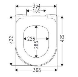 Villeroy Boch Záchodová doska, biele, softclose 9M38S101 - galéria #1