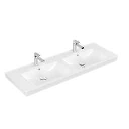 Villeroy & Boch Subway 2.0 Dvojumývadlo 130 x 47 cm, biele 7175D001 - galéria #1