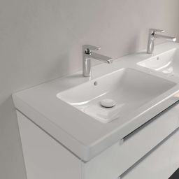 Villeroy & Boch Subway 2.0 Dvojumývadlo 130 x 47 cm, biele 7175D001 - galéria #5