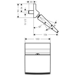 Hansgrohe Raindance Rainfall hlavová sprcha 26443000 - galéria #1