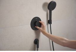 Hansgrohe Ecostat Comfort S Termostatická podomítková baterie pro 1 spotřebič, černá matná 33714670 - galéria #2