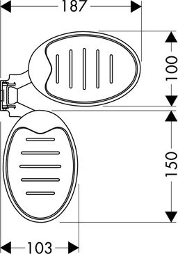 Hansgrohe Mydelničky Casetta Raindance 28698000 - galéria #1
