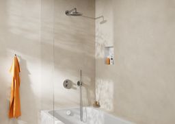 Hansgrohe Exafill Vonkajšie kryty vaňového sifónu, chróm/lesklá biela 58119000 - galéria #8