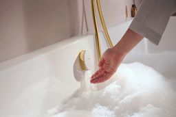 Hansgrohe Exafill Vonkajšie kryty vaňového sifónu, lesklá zlatá/lesklá biela 58119990 - galéria #2