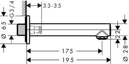 Hansgrohe Talis S vaňová výpusť, 72410000 - galéria #1