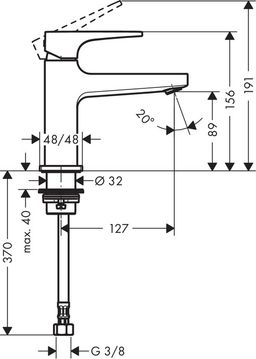 Hansgrohe Metropol Vodovodné batérie pre umývadlá 32501000 - galéria #1