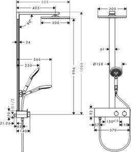 Hansgrohe Sprchový systém Raindance E 27361000 - galéria #1