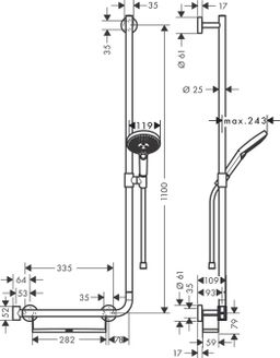 Hansgrohe Raindance Select S Sprchový set 26326000 - galéria #1