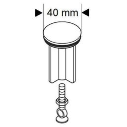 Hansgrohe Odvodňovacie súpravy Kompletná odtoková zátka 96026000 - galéria #1