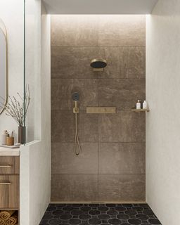 Hansgrohe RainSelect Termostatická batéria pre 2 vývody, brúsený bronz 15380140 - galéria #1
