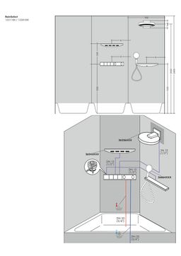 Hansgrohe RainSelect Termostatická batéria pre 3 vývody, chróm 15381000 - galéria #2