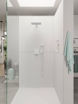 Hansgrohe Raindance Select E Ručná sprcha 12 cm, biela matná 26520700 - galéria #1