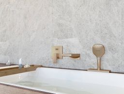 Hansgrohe sBox pre vaňu, horná súprava brúsený bronz 28010140 - galéria #1