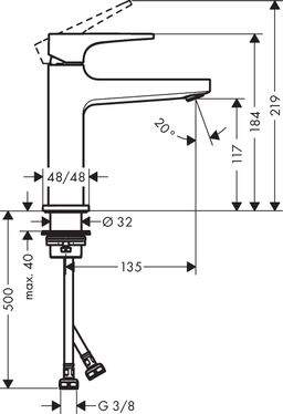 Hansgrohe Umyvadlová batéria Metropol 110, zlatá 32507990 - galéria #1