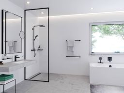 Hansgrohe Exafill S Vrchná súprava výlevky, odtoku a prepadu, čierna podložka 58117670 - galéria #1