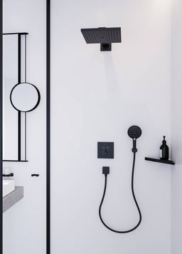 Hansgrohe Ručná sprcha Raindance Select S 12,5 cm, s EcoSmart, čierna matná 26531670 - galéria #2