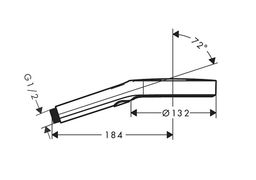 Hansgrohe Ručná sprcha Rainfinity 130 3 Jet EcoSmart leštený zlatý vzhľad 26865990 - galéria #1