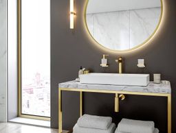 Hansgrohe Talis E Umývadlová batéria bez výtoku, leštený zlatý povrch, 71717990 - galéria #1