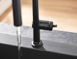 Hansgrohe Talis M54 Umývadlová batéria, stojaca so sprchou, chróm 72800000 - galéria #3