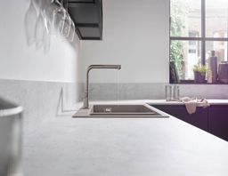Hansgrohe Talis M54 Drezová batéria s výsuvnou výlevkou, sBox, nerezová oceľ 72809800 - galéria #2