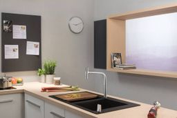 Hansgrohe Metris Select M71 Drezová batéria so sprchou, chróm 73818000 - galéria #1