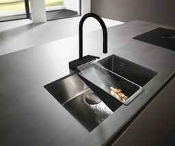 Hansgrohe Aquno Select M81 Drezová batéria s výsuvnou hlavicou 3jet, sBox, matná čierna 73831670 - galéria #1