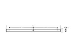 Hansgrohe Wallstoris Nástenná tyč 70 cm, biela matná 27904700 - galéria #1