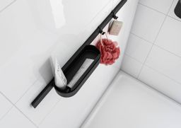 Hansgrohe Wallstoris Sprchový kút, čierna rohož 27967670 - galéria #1