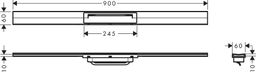 Hansgrohe RainDrain Flex Sprchový žľab 90 cm, matná biela 56045700 - galéria #2