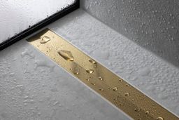 Hansgrohe RainDrain Flex Sprchový žľab 100 cm, vzhľad lešteného zlata 56046990 - galéria #1