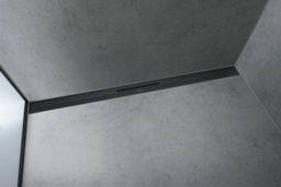 Hansgrohe RainDrain Flex Sprchový žľab 100 cm, na stenu, matná čierna 56053670 - galéria #2