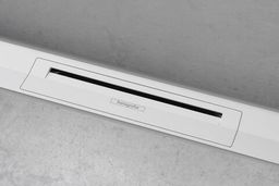 Hansgrohe RainDrain Flex Sprchový žľab 100 cm, na stenu, matná biela 56053700 - galéria #1