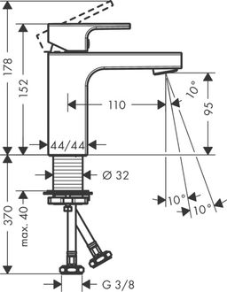 Hansgrohe Umývadlová batéria Vernis Shape, matná čierna 71569670 - galéria #1