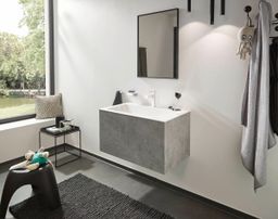 Hansgrohe Páková umývadlová batéria Finoris s odtokom, biela matná 76023700 - galéria #1
