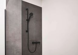 Hansgrohe Finoris Nástenná páková sprchová batéria, čierna matná 76620670 - galéria #1