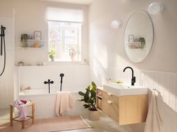 Hansgrohe Rebris S Nástenná vaňová batéria, čierna matná 72440670 - galéria #4