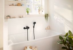 Hansgrohe Rebris S Nástenná vaňová batéria, čierna matná 72440670 - galéria #2