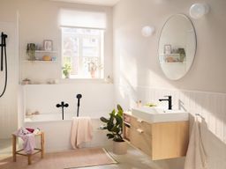 Hansgrohe Rebris S Umývadlová batéria so syntetickým výtokom, CoolStart, čierna matná 72519670 - galéria #2