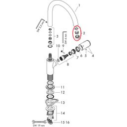 Hansgrohe Perlátor M24x1 93881000 - galéria #1