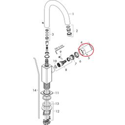 Hansgrohe Rukoväť, chróm 93695000 - galéria #1