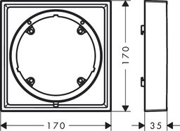 Hansgrohe Predĺženie 22 mm, chróm 13617000 - galéria #1