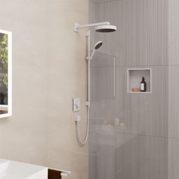 Hansgrohe Rainfinity Sprchový set 3jet s tyčou 90 cm, matná biela 28743700 - galéria #1